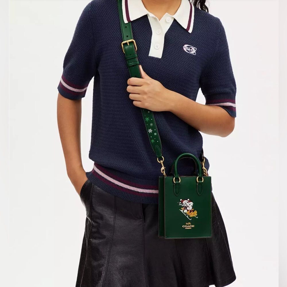 NWT Disney X‎ Coach North South Mini Tote With Sled Motif - Picture 8 of 9